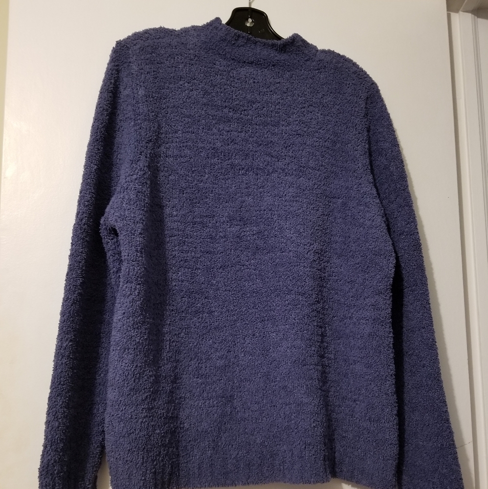 Tradition Heather Blue Sweater 100% Polyester L (14/16) (K758) - Picture 4 of 6